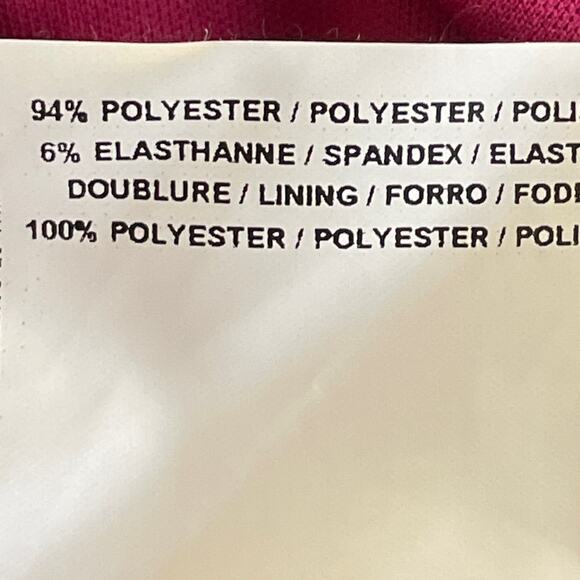 Joseph Ribkoff Sleeveless Ruffle Keyhole Neckline Dress Fuchsia Pink Size 4 NWT - Picture 9 of 10